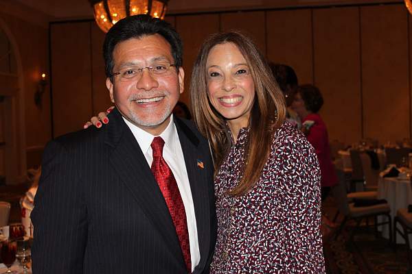 Michelle at Palm Beach County Law Day lunch featuring former US Attorney General Alberto Gonzales